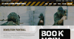 Desktop Screenshot of demolitionpaintball.co.uk